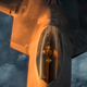 Illustration for article titled Look At These Gorgeous Shots Of Raptors Getting Refueled Over The Middle East At Dawn